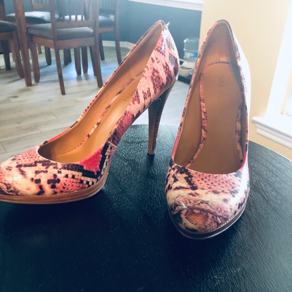 EUC 💝 Alligator print heels!🔥